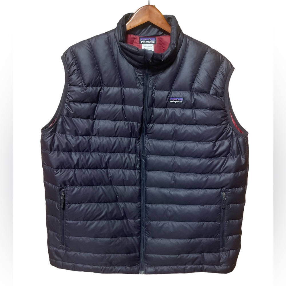 Patagonia Mens Down Vest Navy Size XL